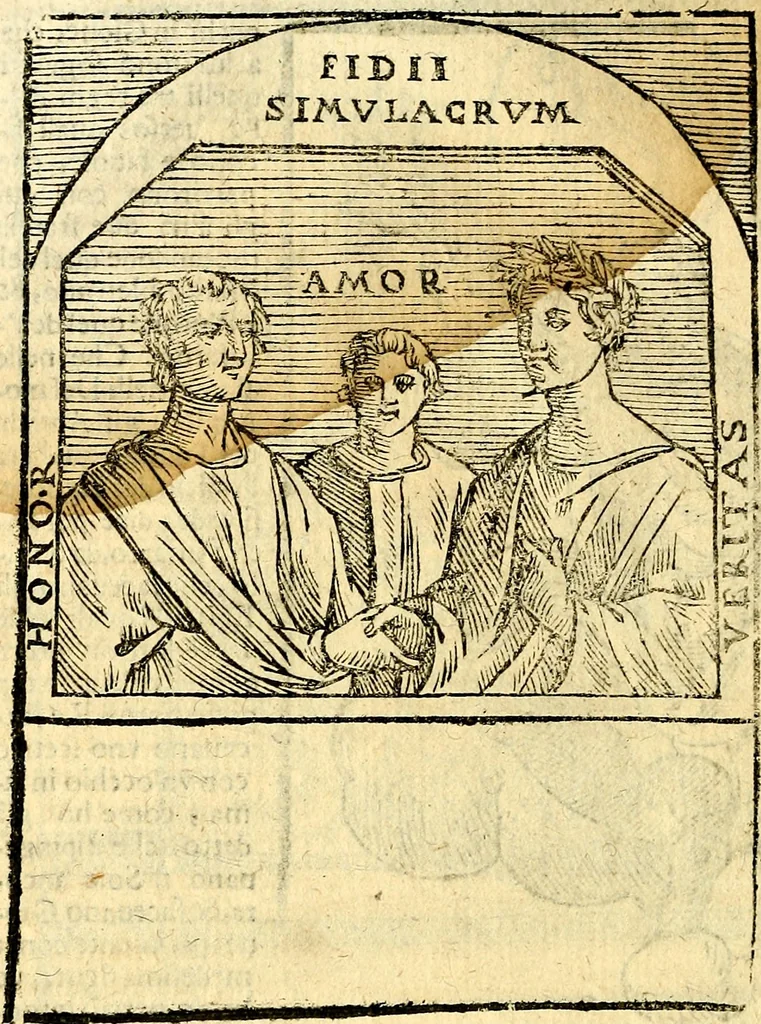 An illustration from Imagini delli dei de gl'antichi, 1647, leaf 117
