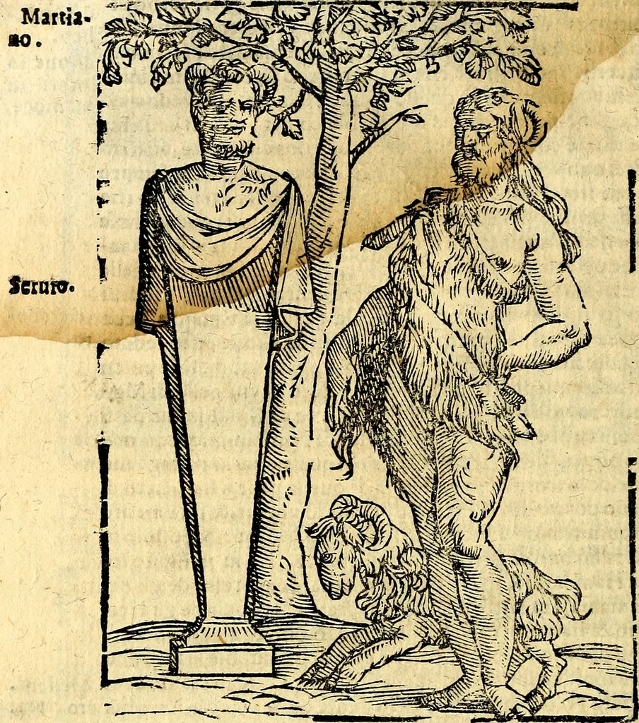 An illustration from Imagini delli dei de gl'antichi, 1647, leaf 127