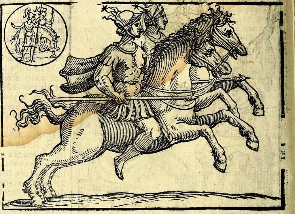 An illustration from Imagini delli dei de gl'antichi, 1647, leaf 135