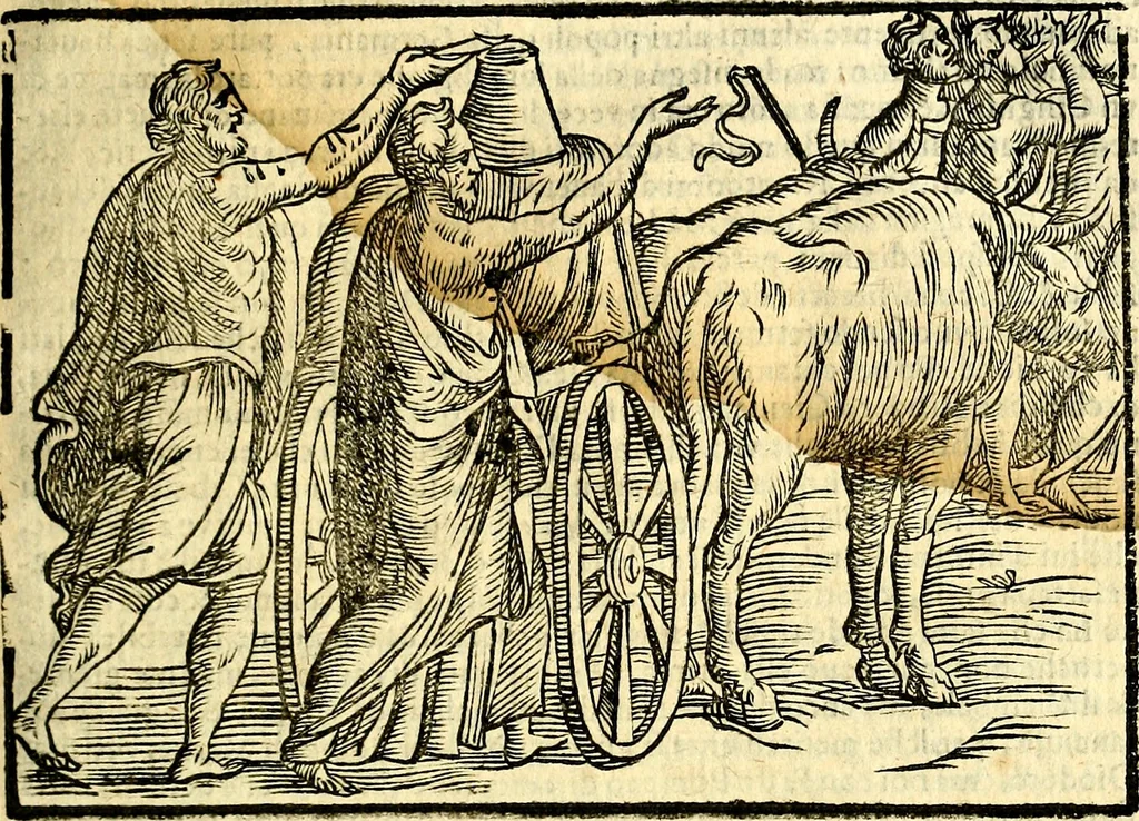 An illustration from Imagini delli dei de gl'antichi, 1647, leaf 148