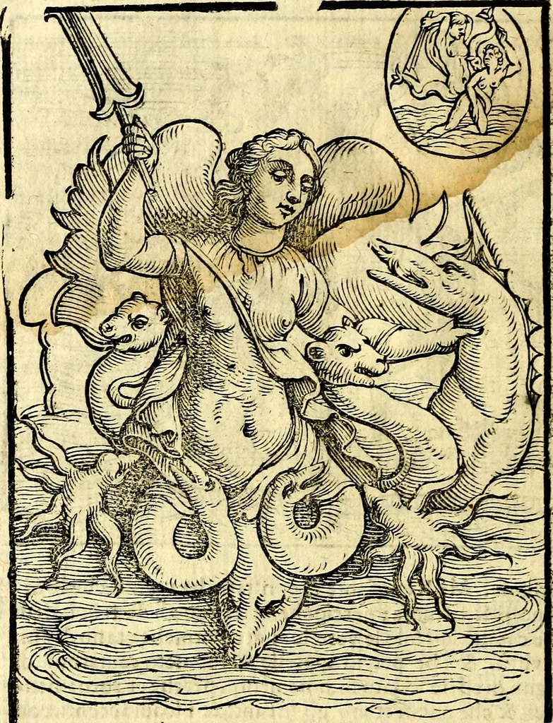 An illustration from Imagini delli dei de gl'antichi, 1647, leaf 167