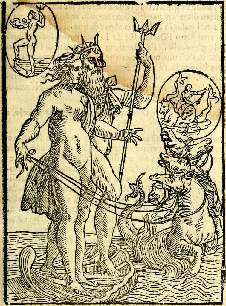 An illustration from Imagini delli dei de gl'antichi, 1647, leaf 168