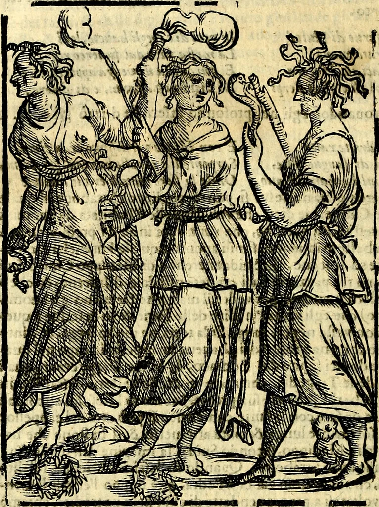 An illustration from Imagini delli dei de gl'antichi, 1647, leaf 187