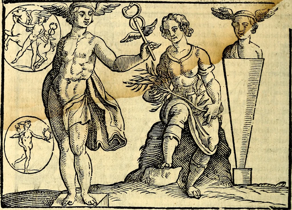 An illustration from Imagini delli dei de gl'antichi, 1647, leaf 203