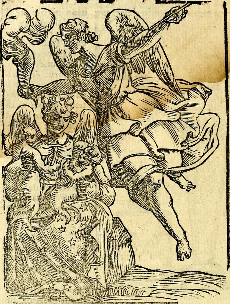 An illustration from Imagini delli dei de gl'antichi, 1647, leaf 207