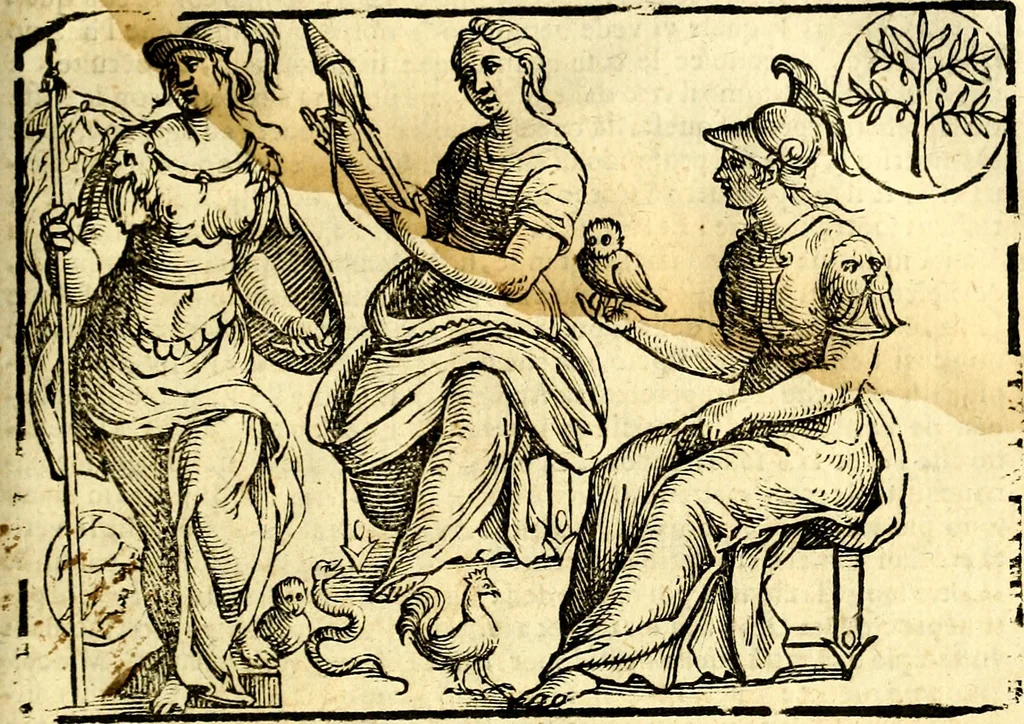 An illustration from Imagini delli dei de gl'antichi, 1647, leaf 226