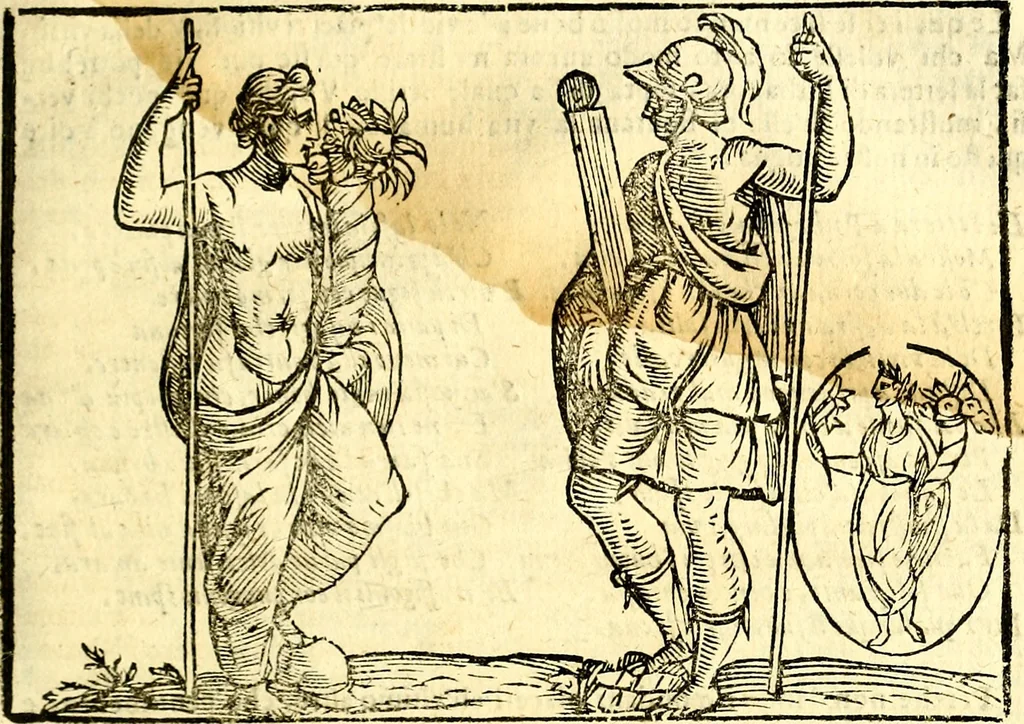 An illustration from Imagini delli dei de gl'antichi, 1647, leaf 228