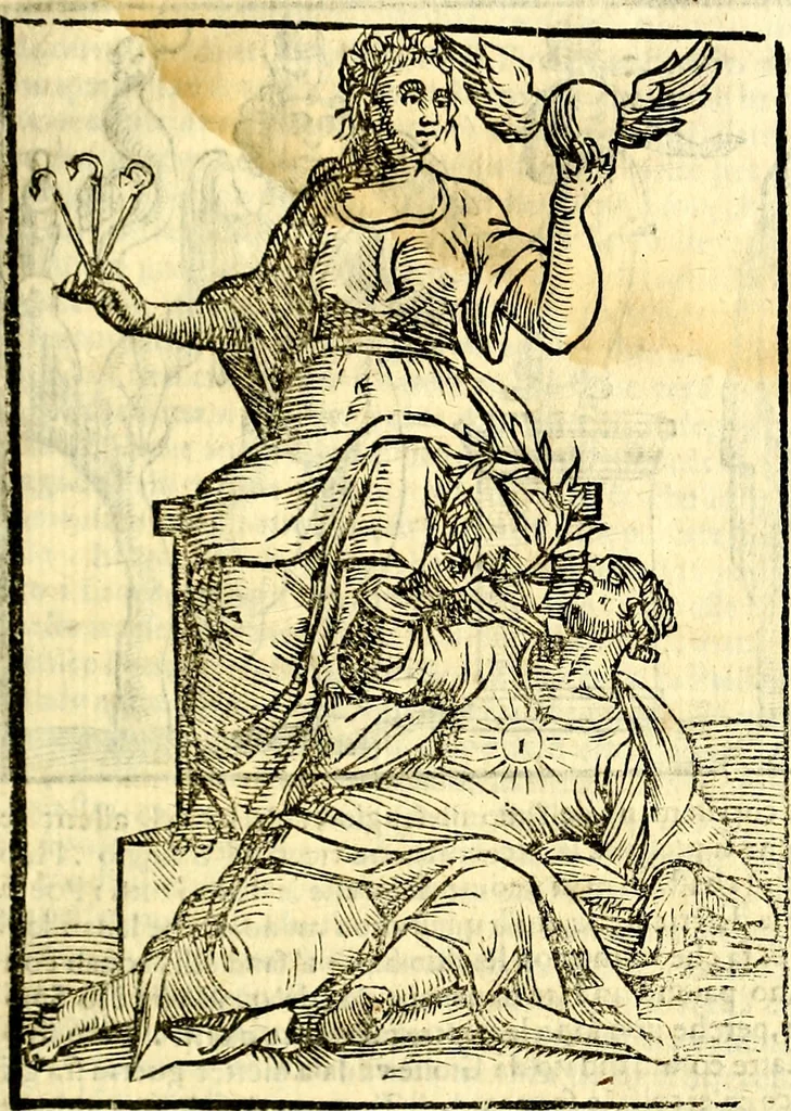 An illustration from Imagini delli dei de gl'antichi, 1647, leaf 230