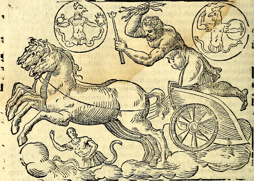 An illustration from Imagini delli dei de gl'antichi, 1647, leaf 235