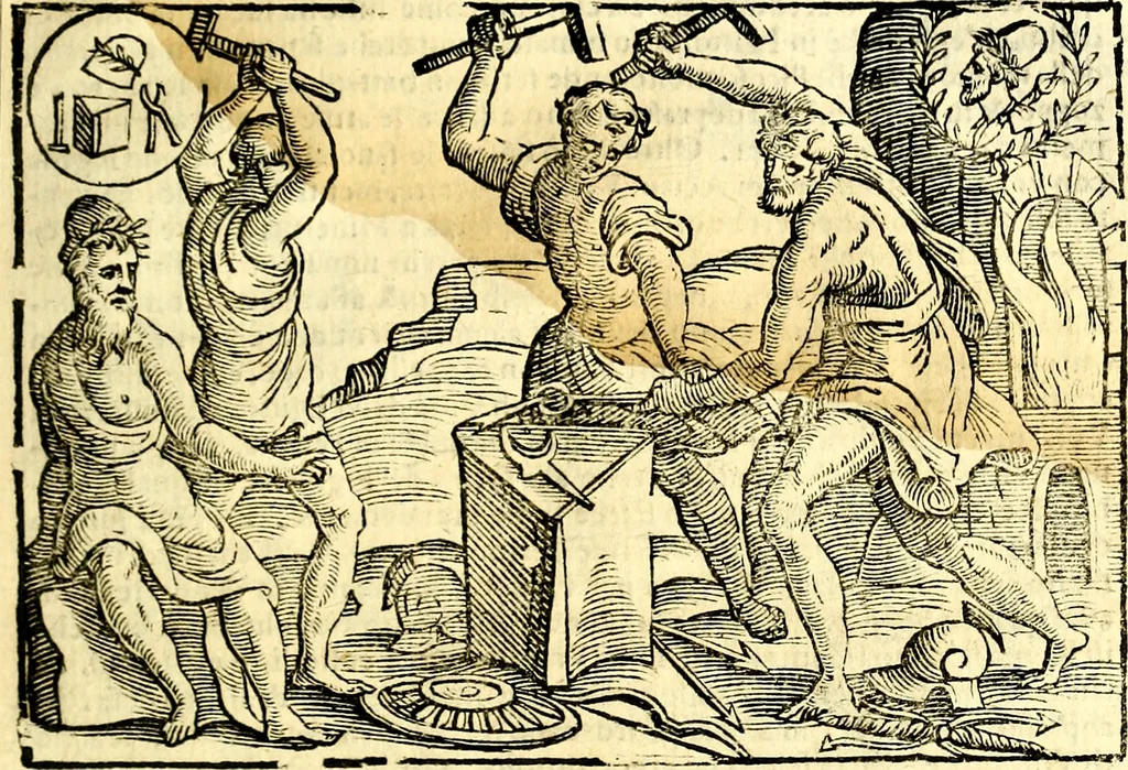 An illustration from Imagini delli dei de gl'antichi, 1647, leaf 238