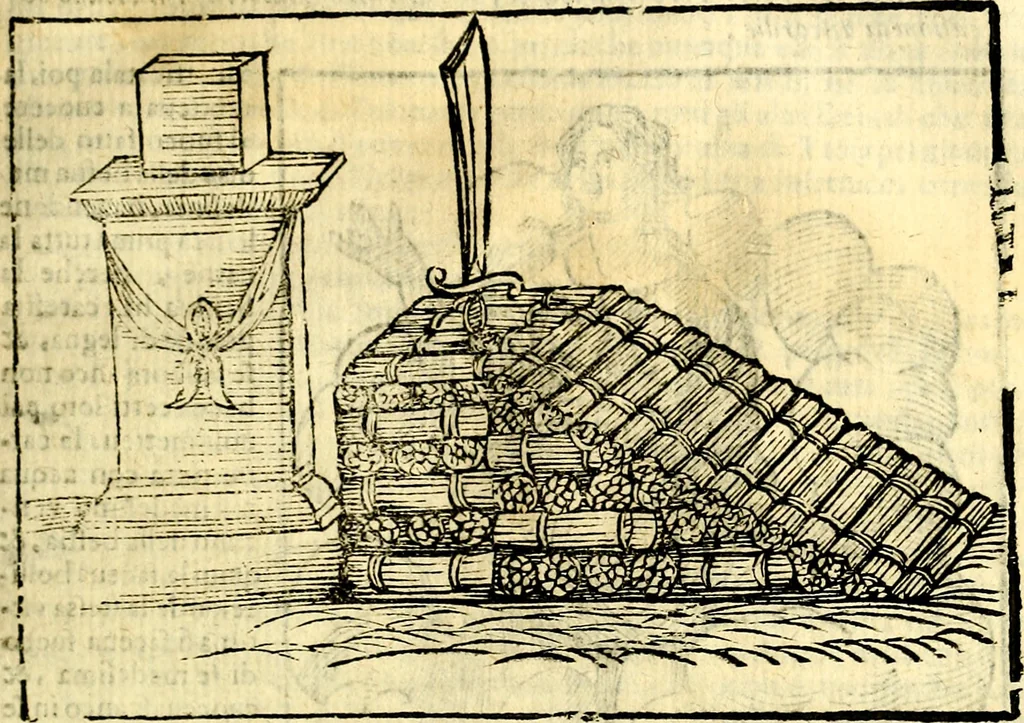 An illustration from Imagini delli dei de gl'antichi, 1647, leaf 242