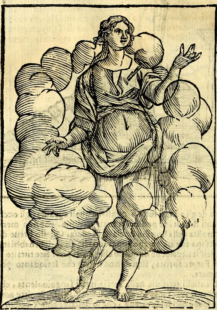An illustration from Imagini delli dei de gl'antichi, 1647, leaf 243