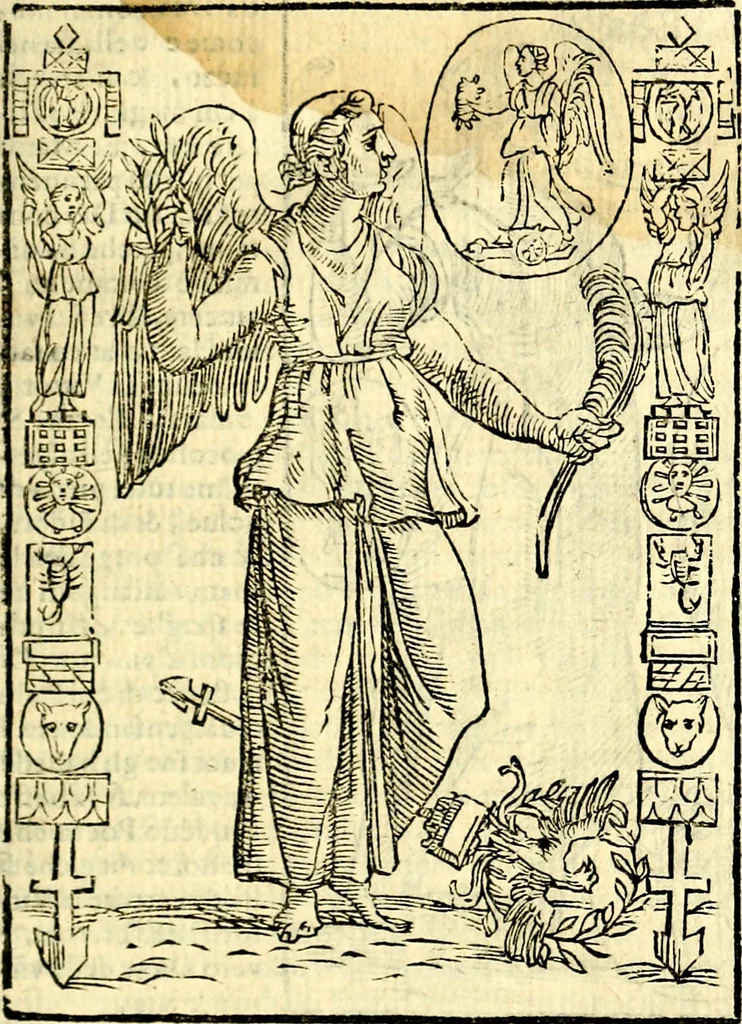 An illustration from Imagini delli dei de gl'antichi, 1647, leaf 246