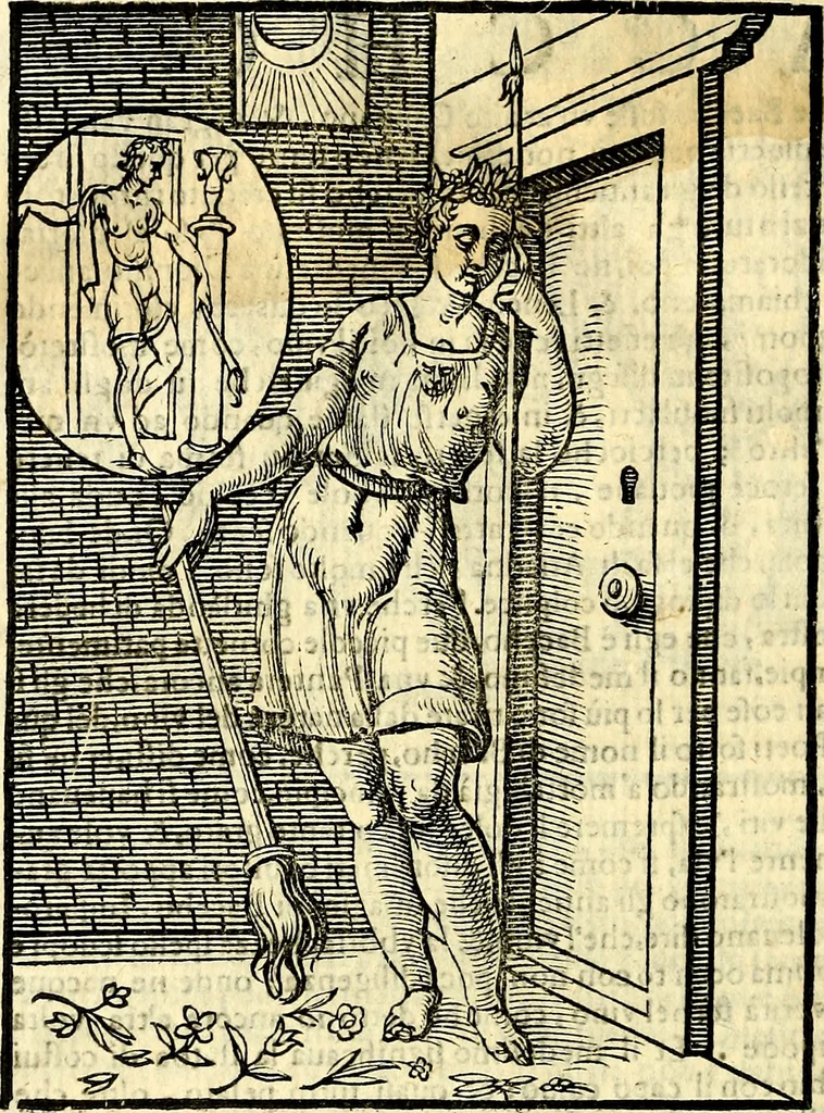 An illustration from Imagini delli dei de gl'antichi, 1647, leaf 251