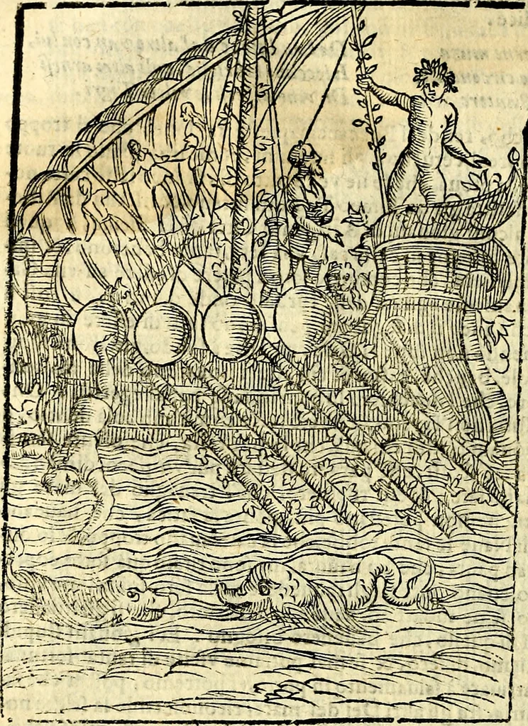 An illustration from Imagini delli dei de gl'antichi, 1647, leaf 259