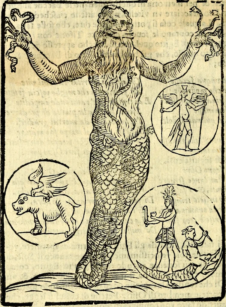 An illustration from Imagini delli dei de gl'antichi, 1647, leaf 261