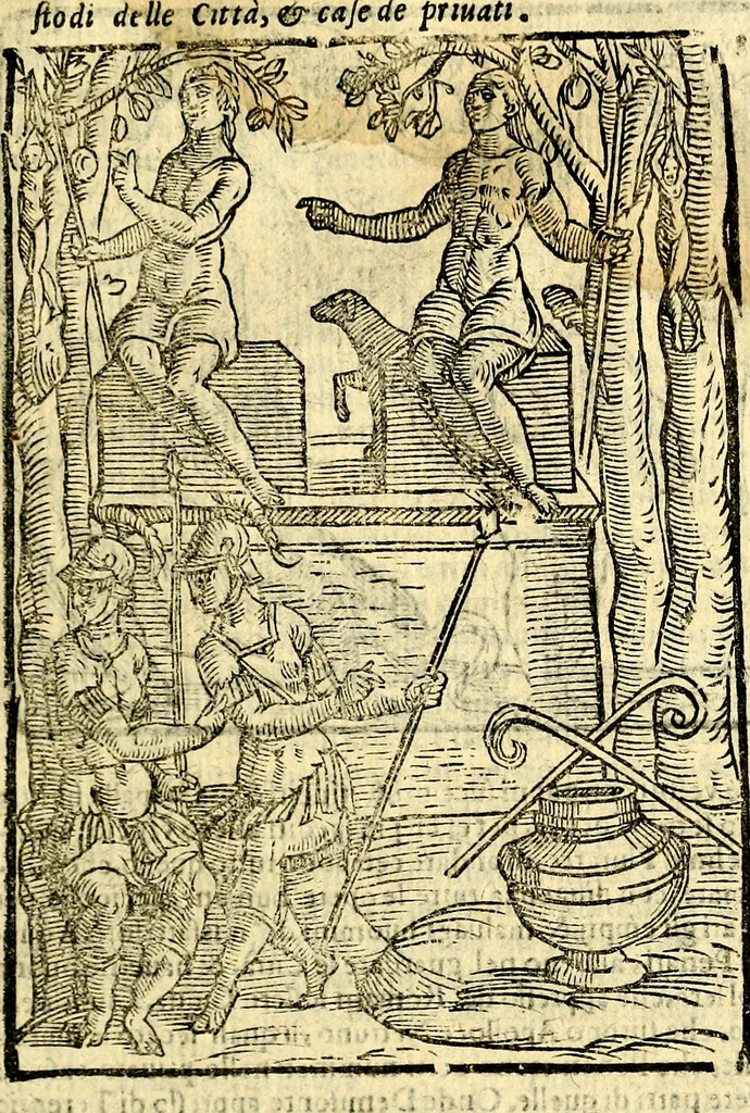 An illustration from Imagini delli dei de gl'antichi, 1647, leaf 266