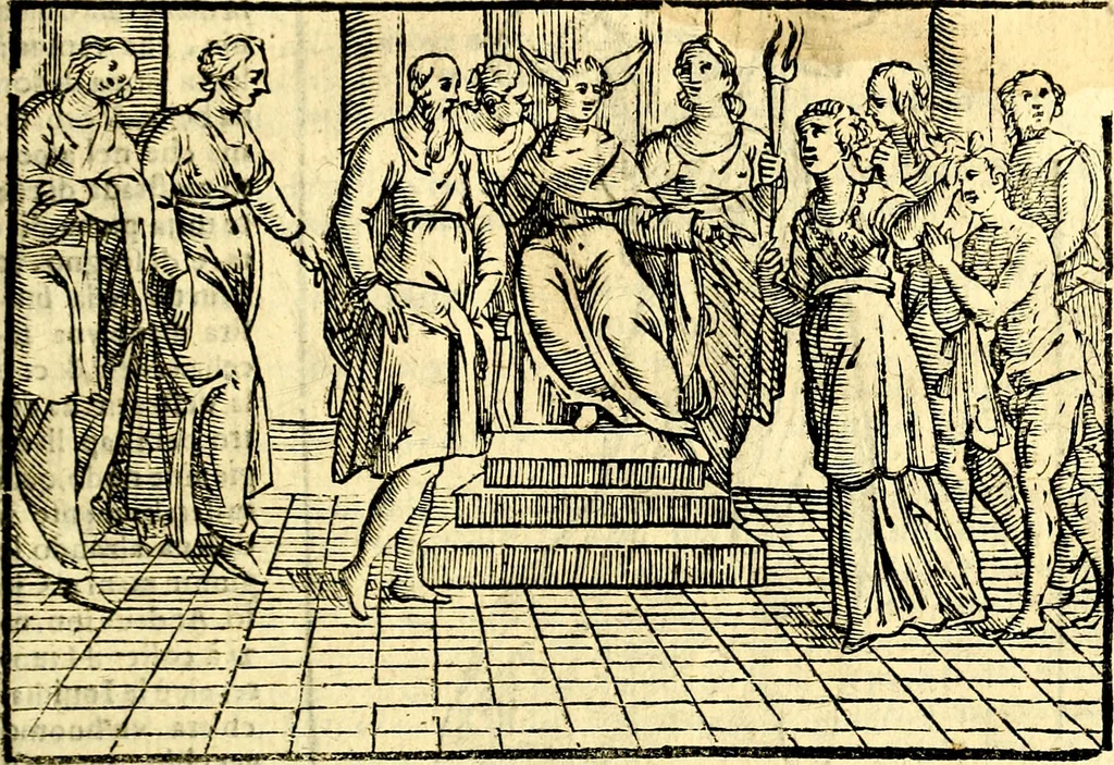 An illustration from Imagini delli dei de gl'antichi, 1647, leaf 276
