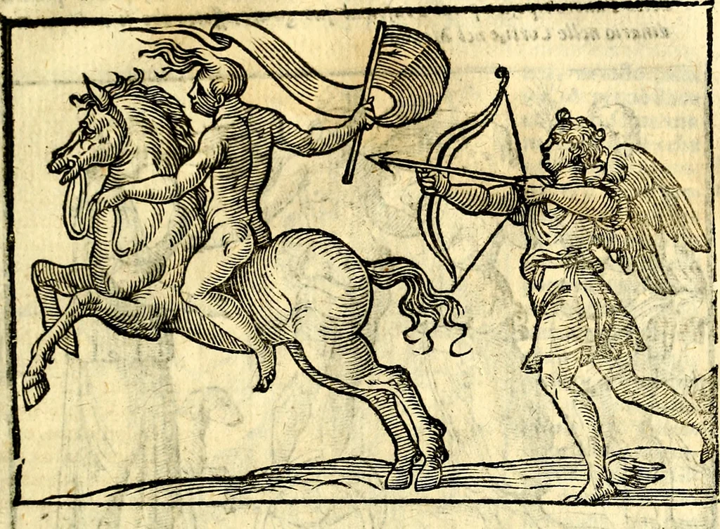 An illustration from Imagini delli dei de gl'antichi, 1647, leaf 286