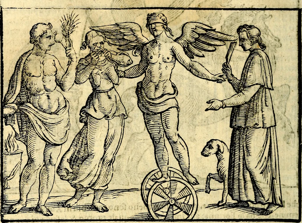 An illustration from Imagini delli dei de gl'antichi, 1647, leaf 287