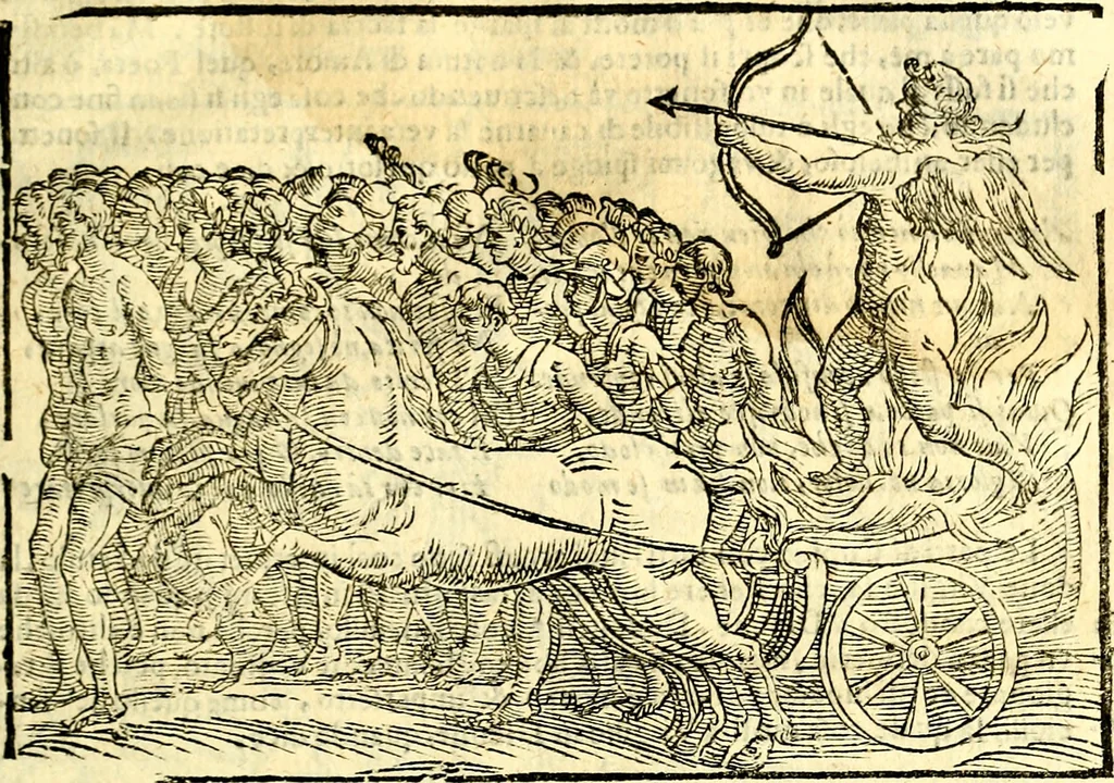An illustration from Imagini delli dei de gl'antichi, 1647, leaf 298