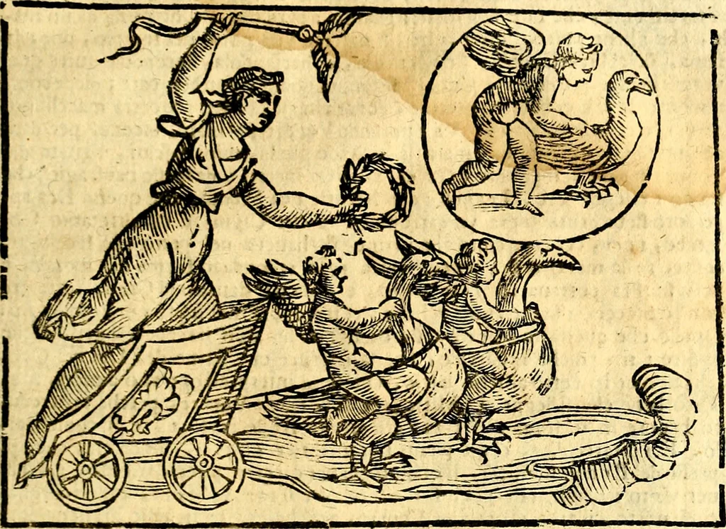 An illustration from Imagini delli dei de gl'antichi, 1647, leaf 308