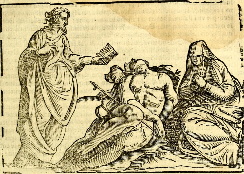 An illustration from Imagini delli dei de gl'antichi, 1647, leaf 316