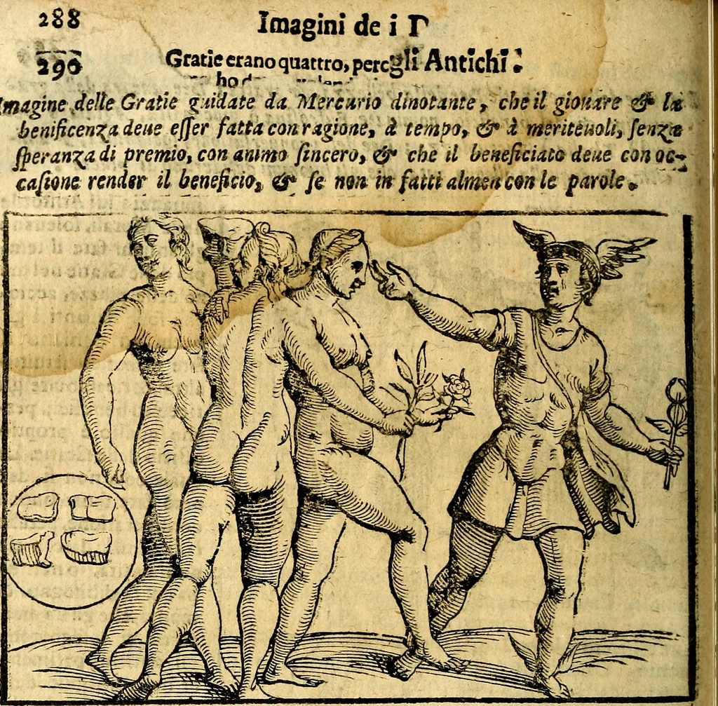 An illustration from Imagini delli dei de gl'antichi, 1647, leaf 323