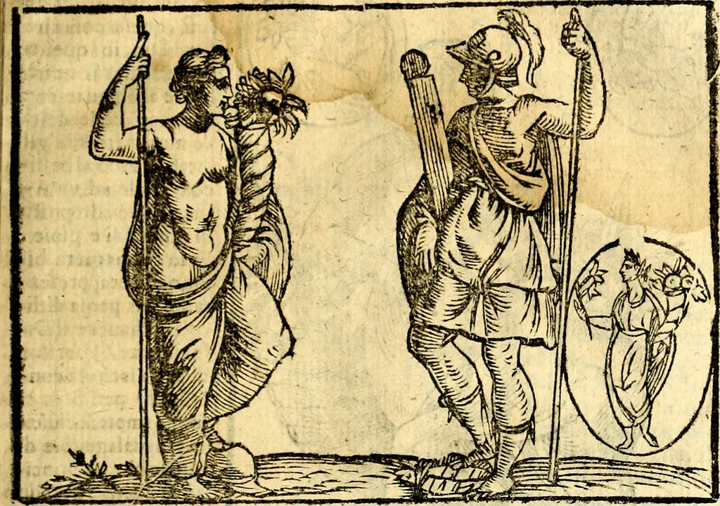 An illustration from Imagini delli dei de gl'antichi, 1647, leaf 334