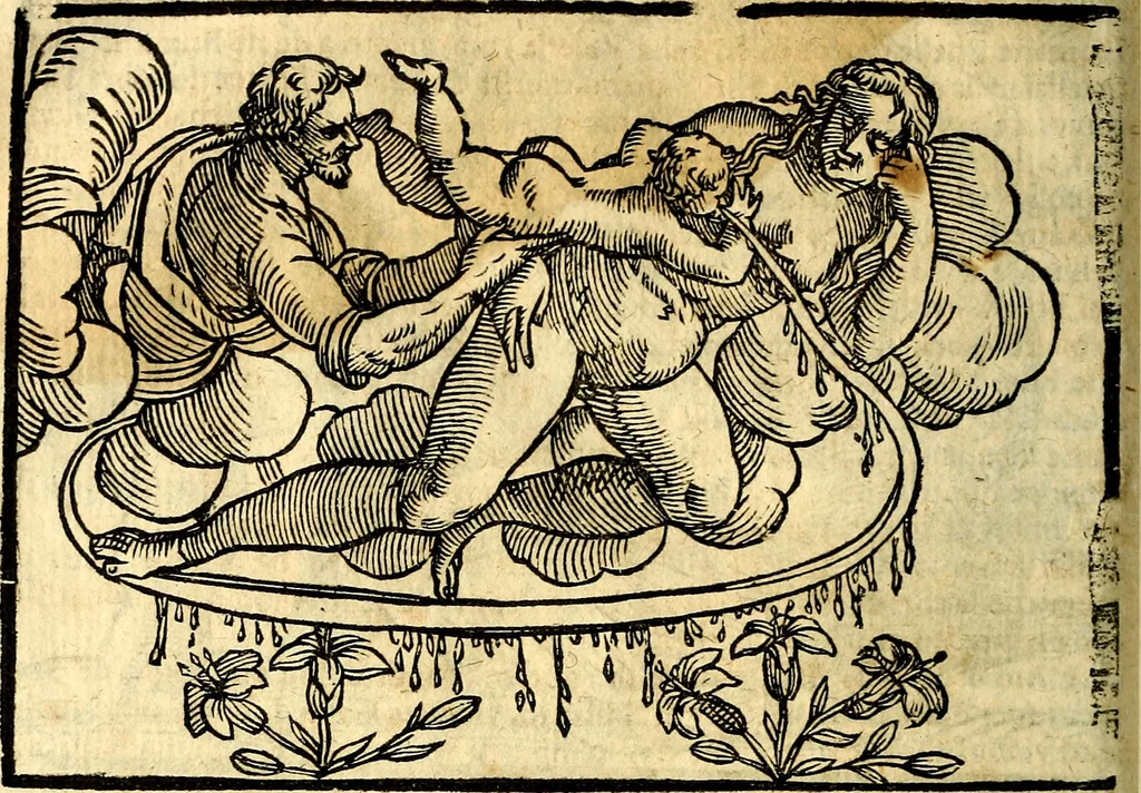 An illustration from Imagini delli dei de gl'antichi, 1647, leaf 341