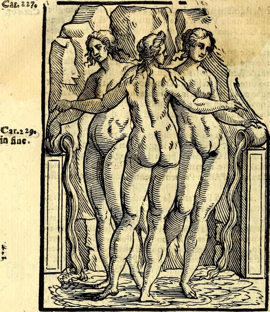 An illustration from Imagini delli dei de gl'antichi, 1647, leaf 343