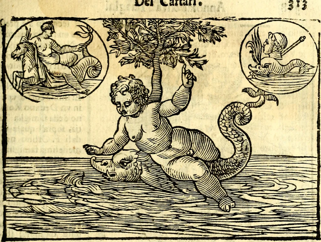 An illustration from Imagini delli dei de gl'antichi, 1647, leaf 348