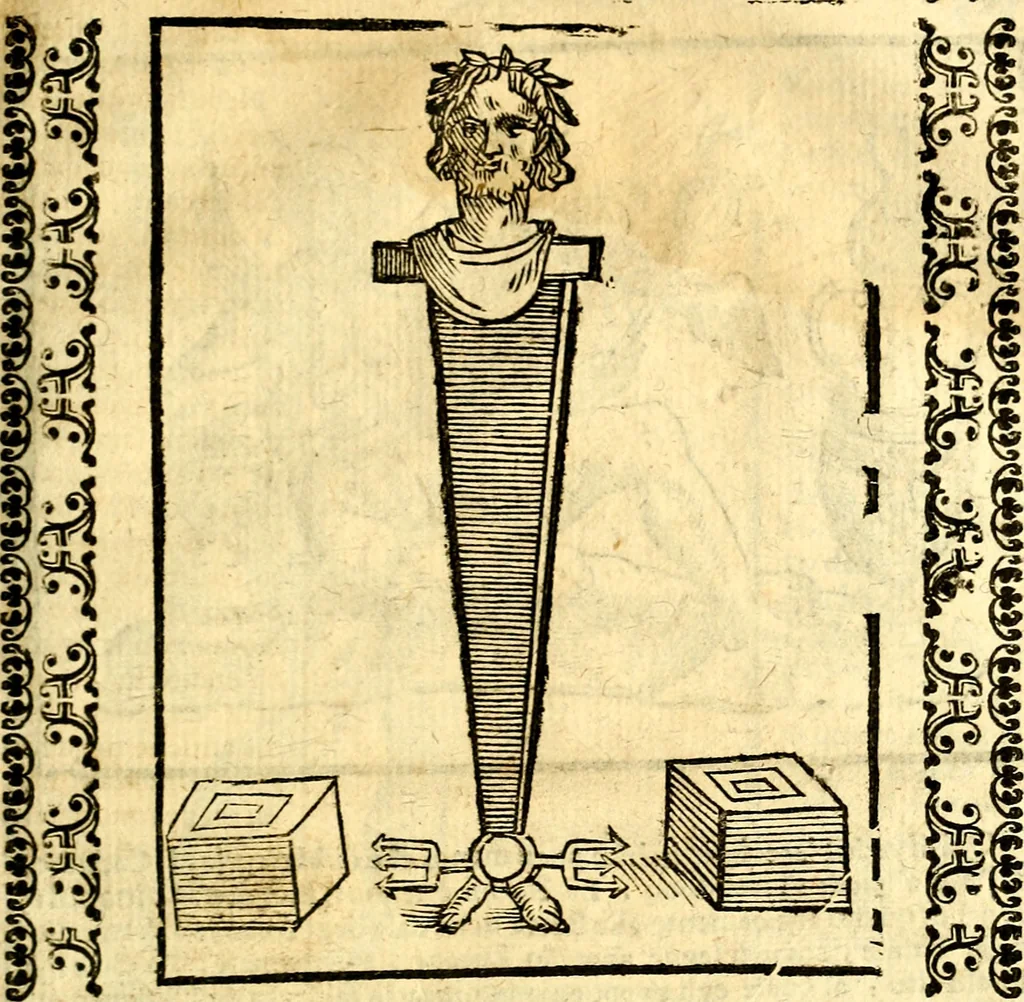 An illustration from Imagini delli dei de gl'antichi, 1647, leaf 350