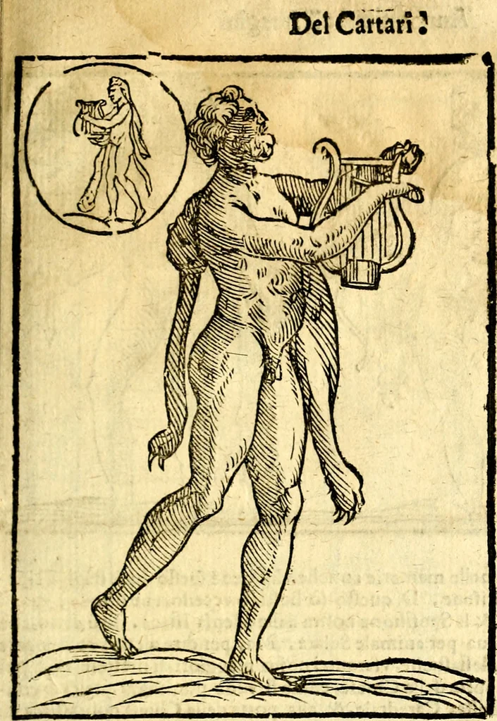 An illustration from Imagini delli dei de gl'antichi, 1647, leaf 352