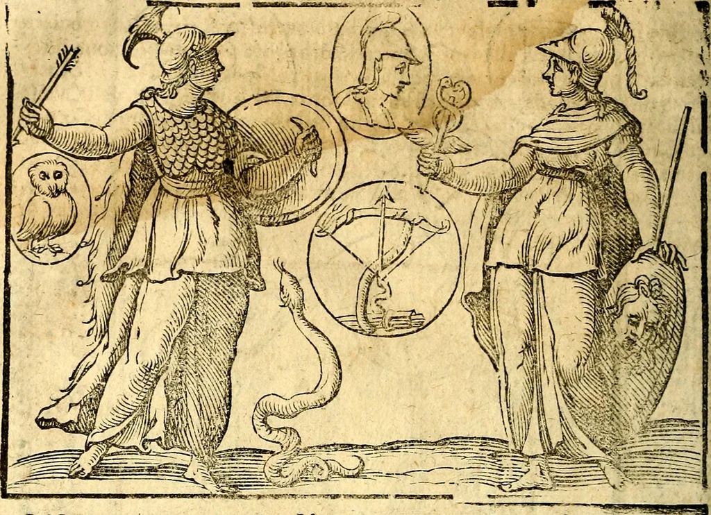 An illustration from Imagini delli dei de gl'antichi, 1647, leaf 357