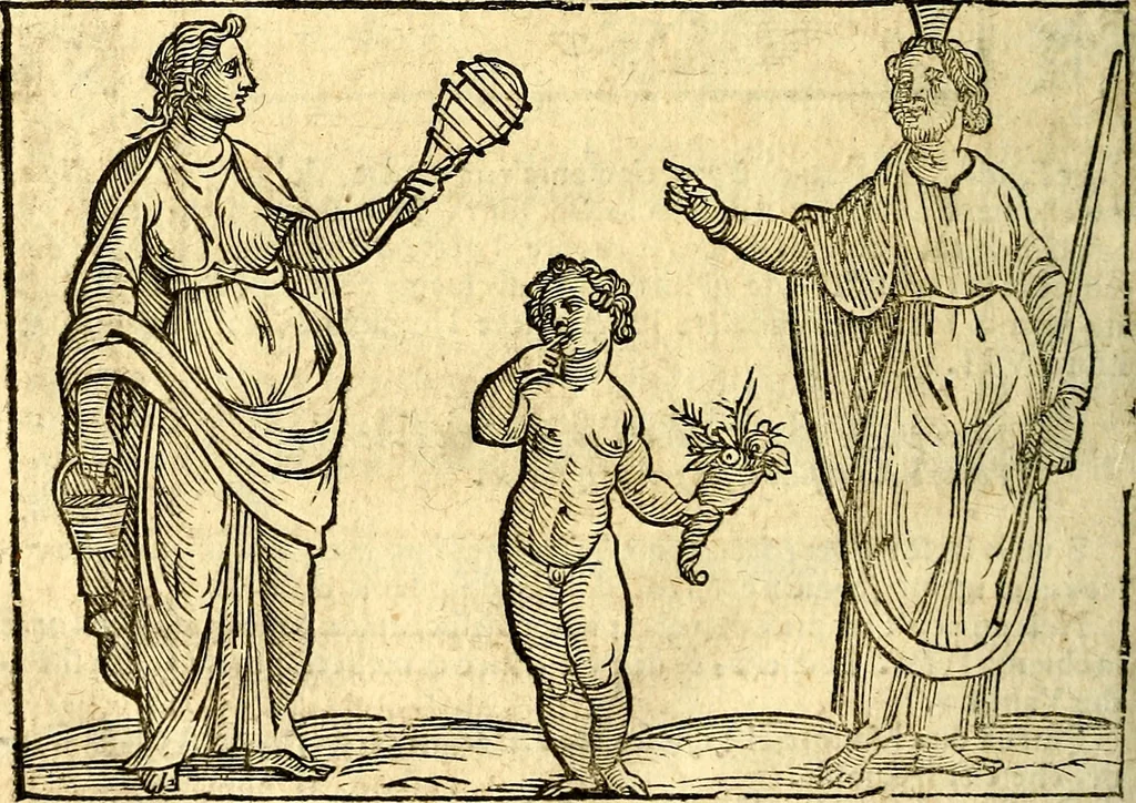 An illustration from Imagini delli dei de gl'antichi, 1647, leaf 357