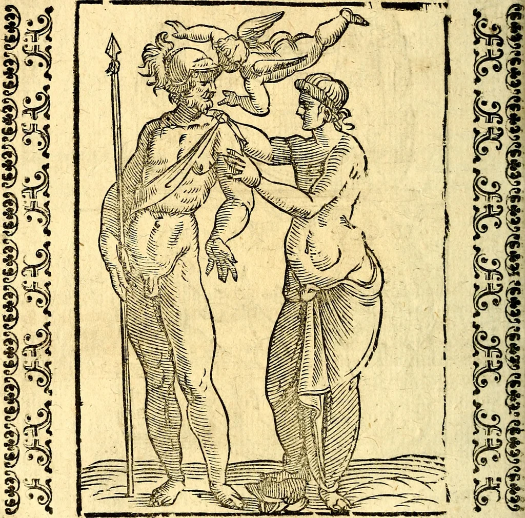 An illustration from Imagini delli dei de gl'antichi, 1647, leaf 359