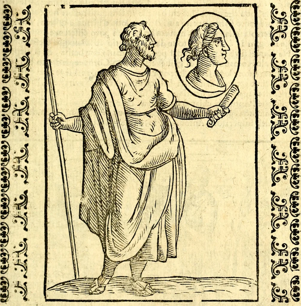 An illustration from Imagini delli dei de gl'antichi, 1647, leaf 364