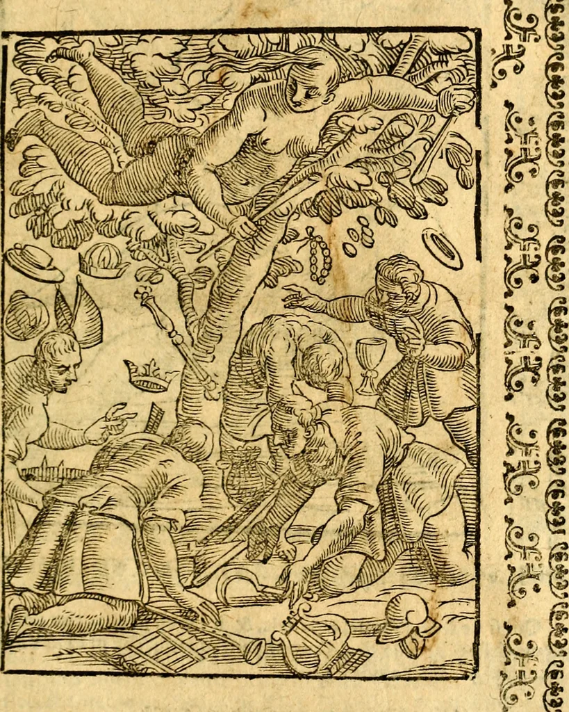 An illustration from Imagini delli dei de gl'antichi, 1647, leaf 370