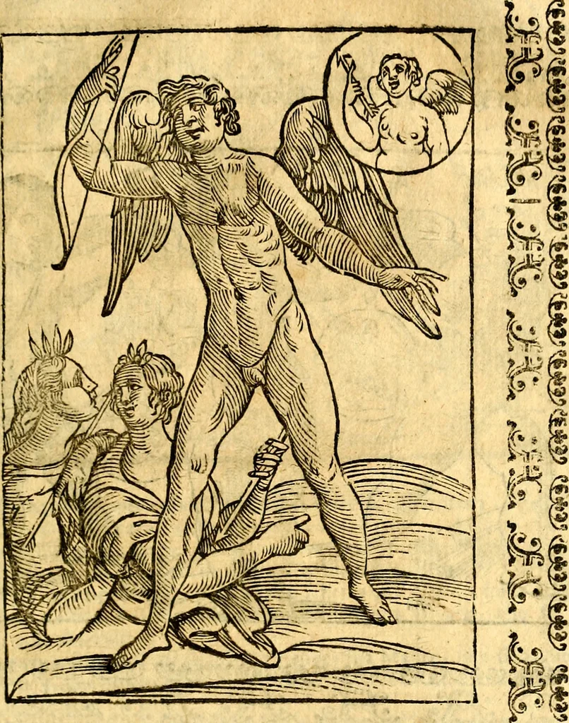 An illustration from Imagini delli dei de gl'antichi, 1647, leaf 372
