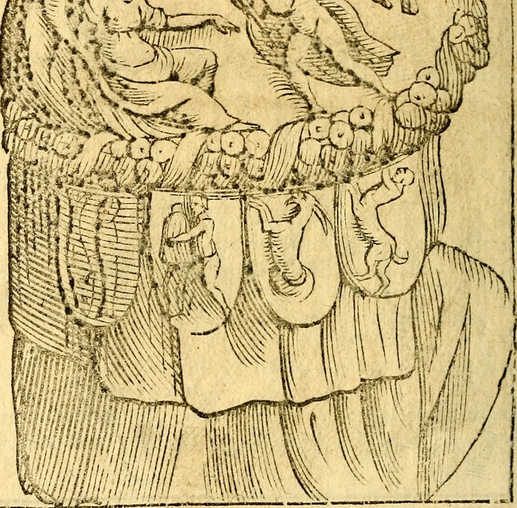 An illustration from Imagini delli dei de gl'antichi, 1647, leaf 379