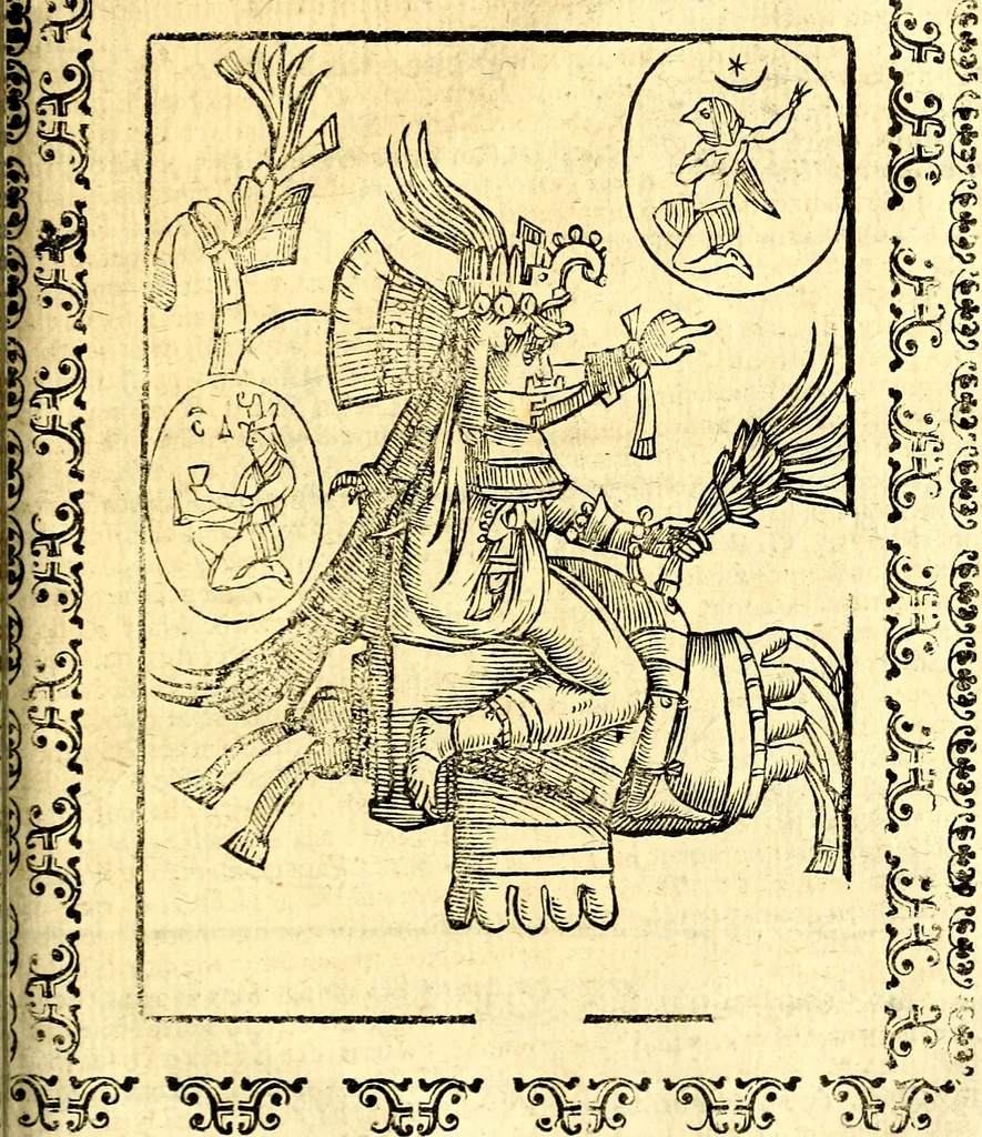 An illustration from Imagini delli dei de gl'antichi, 1647, leaf 392