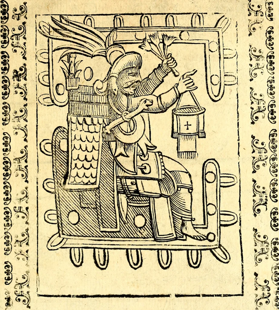 An illustration from Imagini delli dei de gl'antichi, 1647, leaf 394