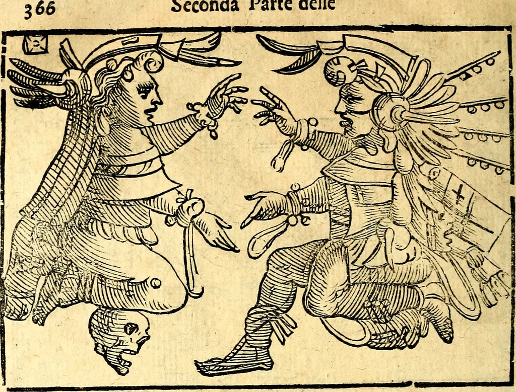 An illustration from Imagini delli dei de gl'antichi, 1647, leaf 395