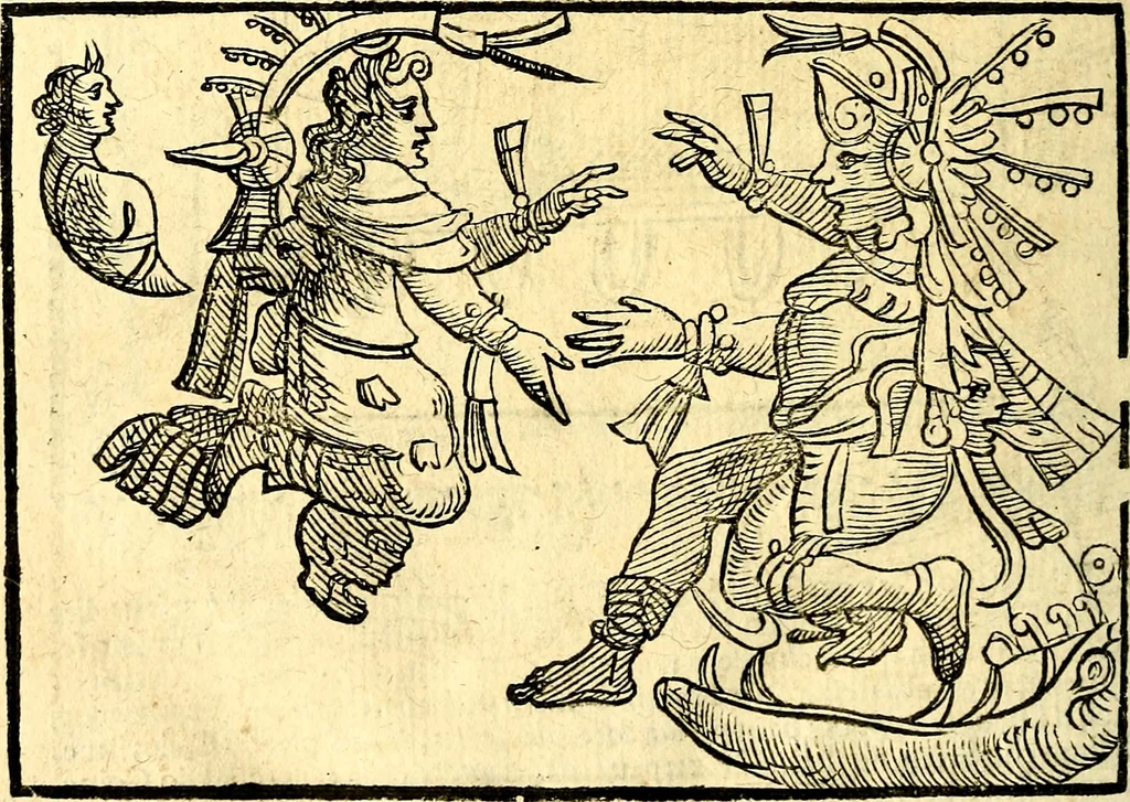 An illustration from Imagini delli dei de gl'antichi, 1647, leaf 395