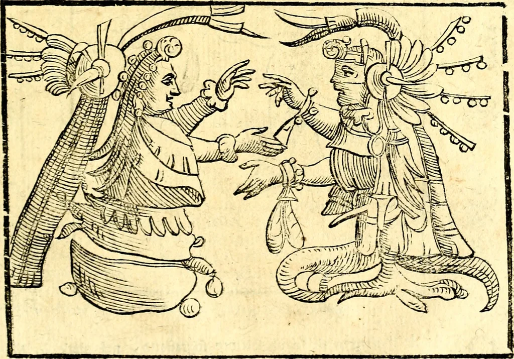 An illustration from Imagini delli dei de gl'antichi, 1647, leaf 396