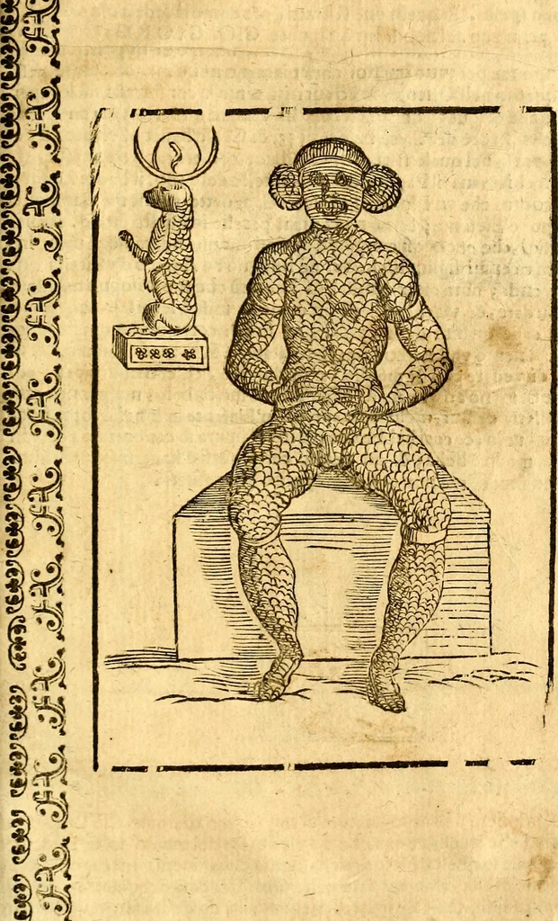 An illustration from Imagini delli dei de gl'antichi, 1647, leaf 404