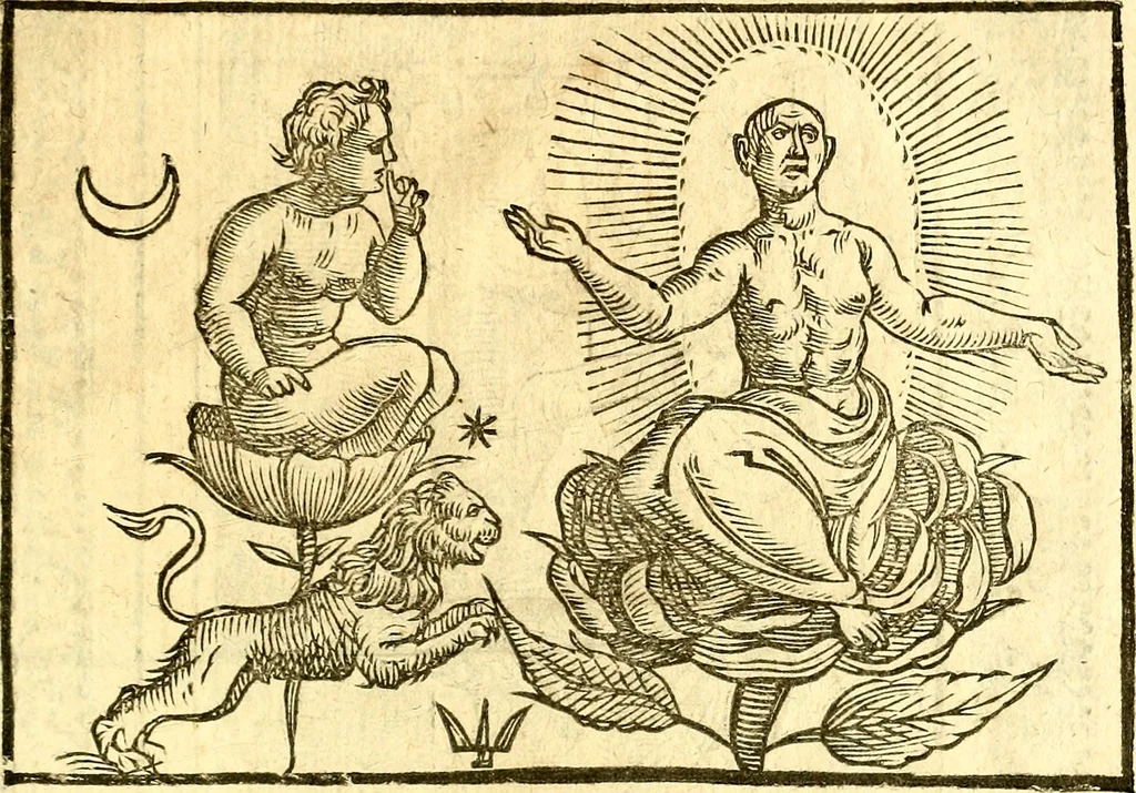 An illustration from Imagini delli dei de gl'antichi, 1647, leaf 408
