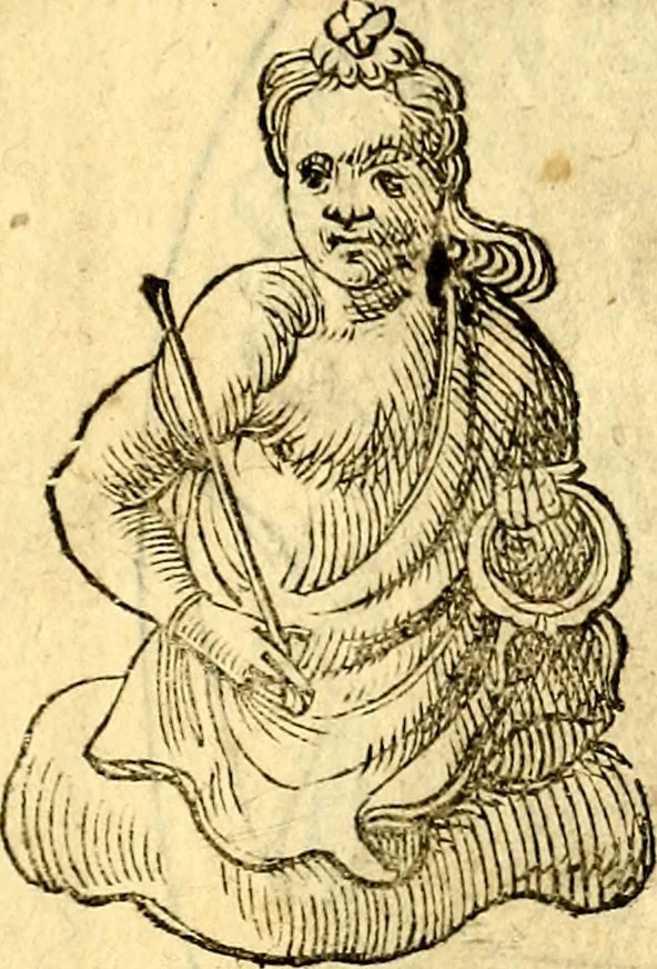 An illustration from Imagini delli dei de gl'antichi, 1647, leaf 418