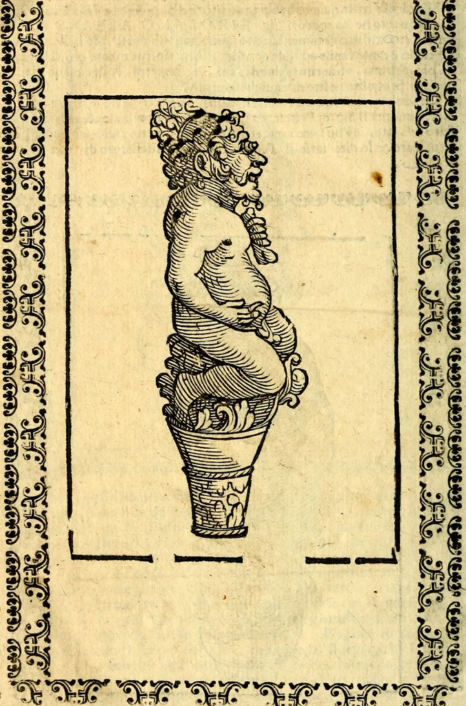 An illustration from Imagini delli dei de gl'antichi, 1647, leaf 427